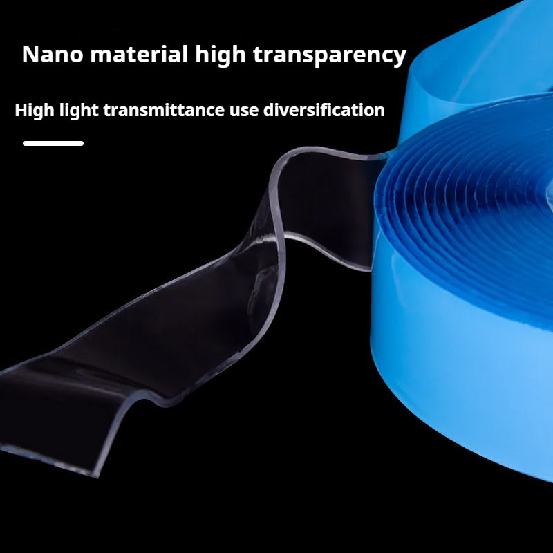 Universal nano blue film double-sided adhesive tape strong tape plug-in router wall tape fixer high viscosity transparent