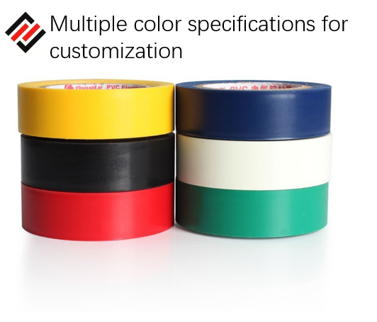 High viscosity electrical tape waterproof flame retardant pvc large roll with insulation tape ultra-thin black wear rubber electrical