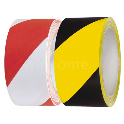 High Visibility Vinyl PVC Warning Tape Floor Marking Tape for Facility Warning Lane Marking