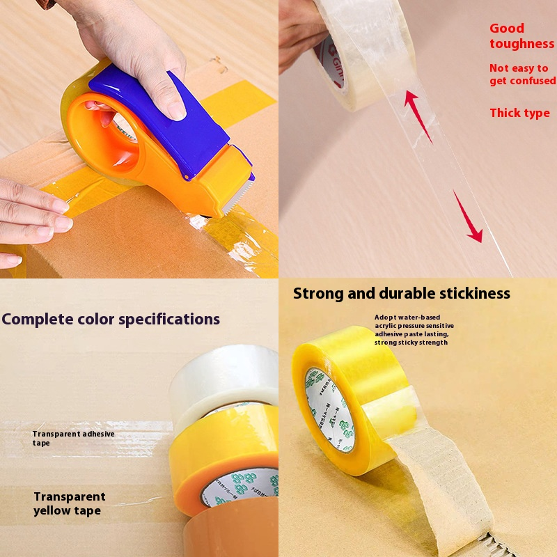 Sealing tape packaging express transparent tape with various specifications