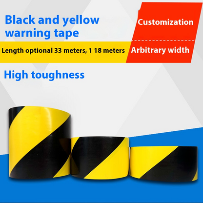 High Visibility Vinyl PVC Warning Tape Floor Marking Tape for Facility Warning Lane Marking