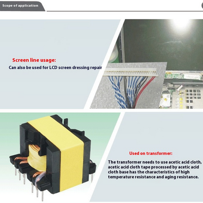 Wire harness insulation flame retardant acetate tape automotive wire harness winding adhesive